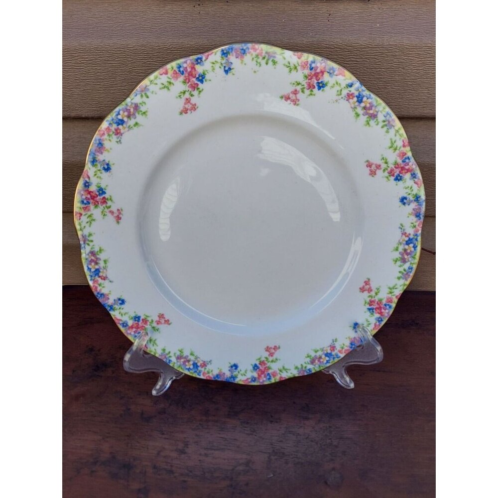 Early Royal Albert Crown China Maytime 10" Dinner Plate England